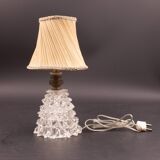 Lampe de table dans un vase en verre de murano rostrato pour barovier & toso, années 1940