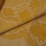 Vintage gold square tablecloth