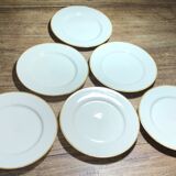 Série de 6 assiettes en grès