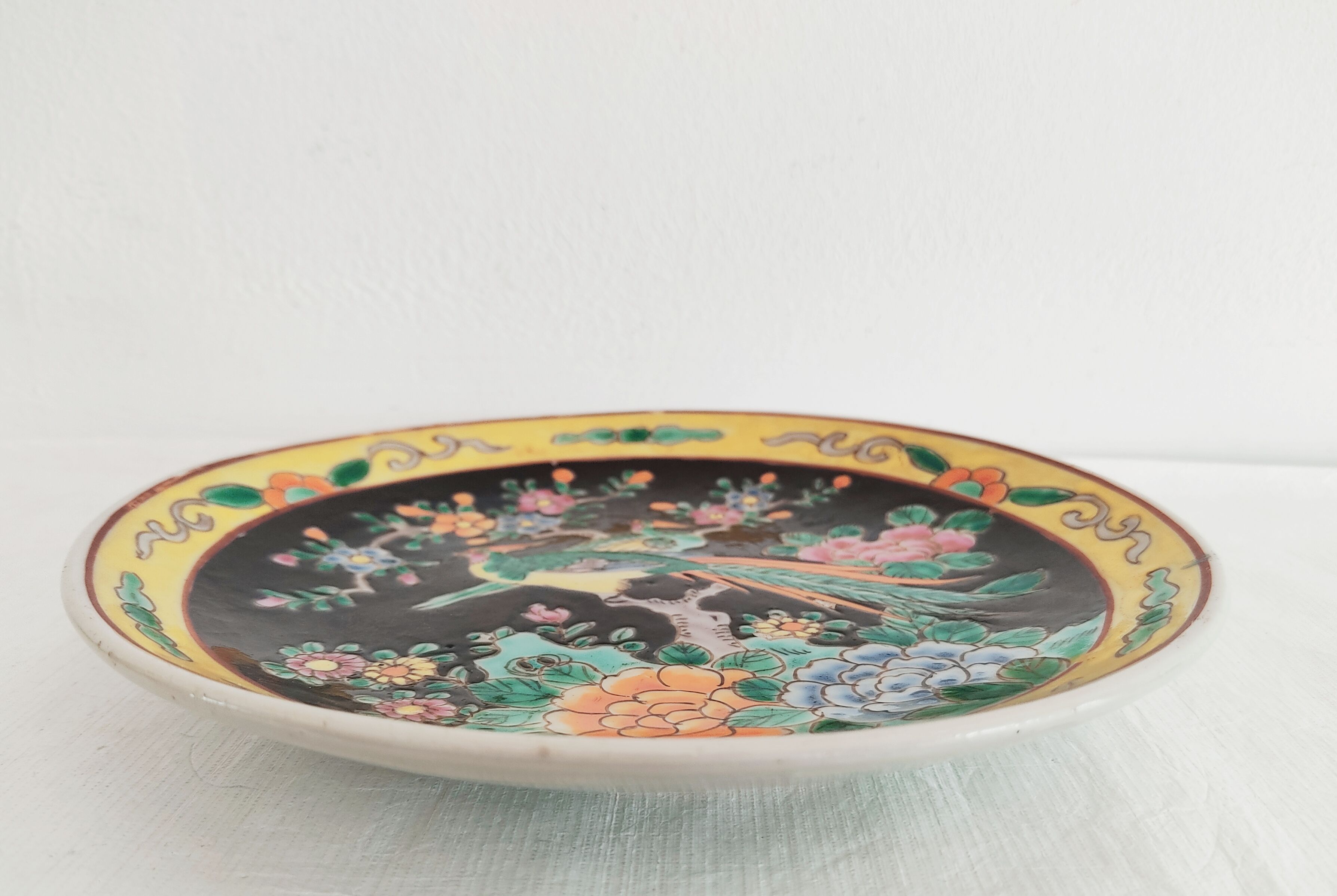 Japanese plate 19th phoenix