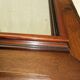 Louis Philippe 69cm silver-plated wooden mirror with gilded thread to hang