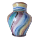 Multicolored vase Montigny sur Loing