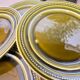 Set of 6 dessert plates in earthenware of St Amand