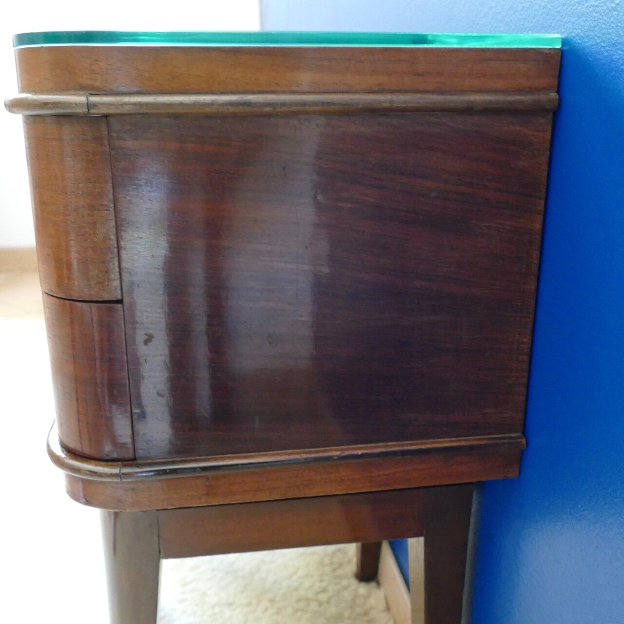 Pair of art deco bedside tables