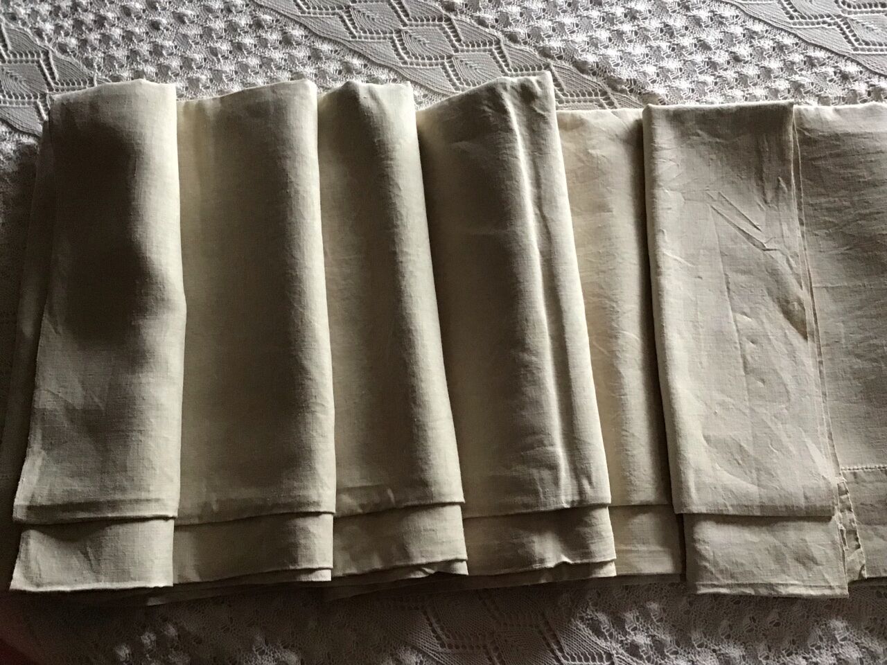 Linen sheet 2 people marked MB