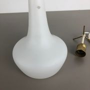 Original midcentury opal glass tube hanging light, italy, 1950