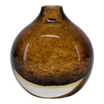Vase Gunnar Ander en verre soufflé 1960