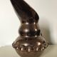Pitcher ceramic iridescent signed Vallauris Giraud