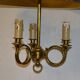 Lustre bouillotte en fer et laiton