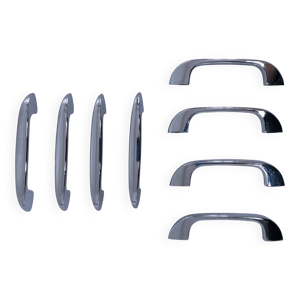 8 poignées en acier