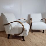 Pair of armchairs by Jindrich Halabala