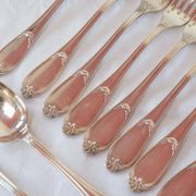 Suite de couverts ercuis pompadour pour 6 personnes