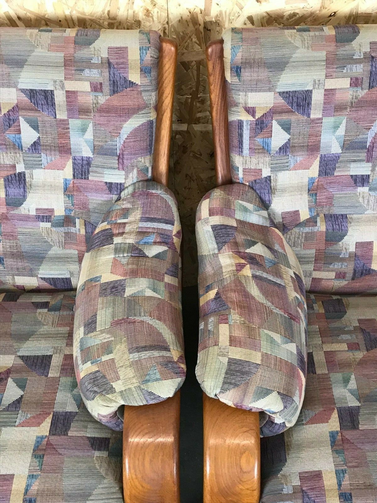 2x 60s 70s Teak Easy Chair Olsen & Laursen Danish Design Denmark