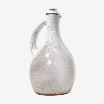 Jeanne and Norbert Pierlot, pitcher and cork in enamelled stoneware, 26cm.