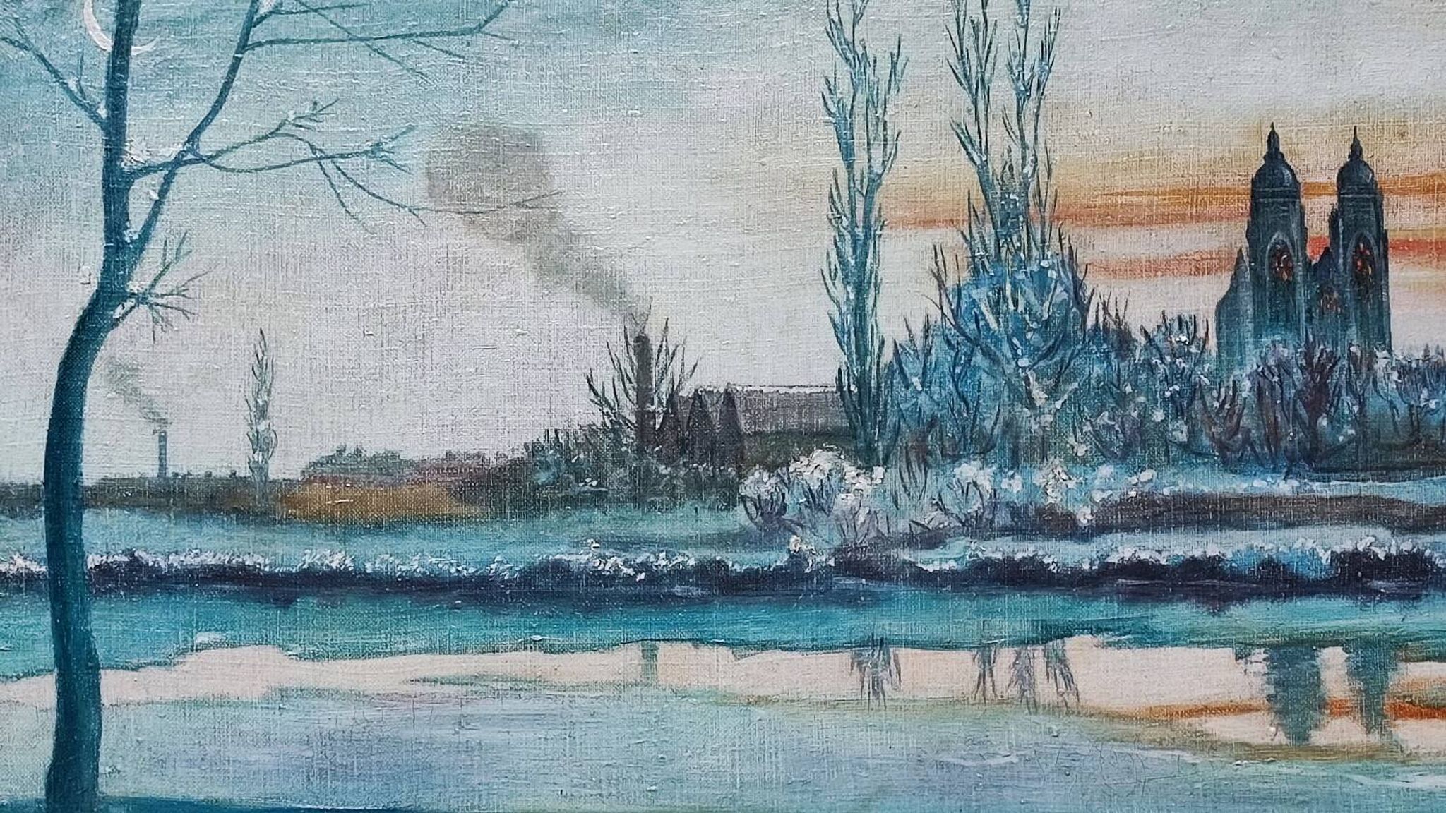 Peinture à l'huile de P. Gérard