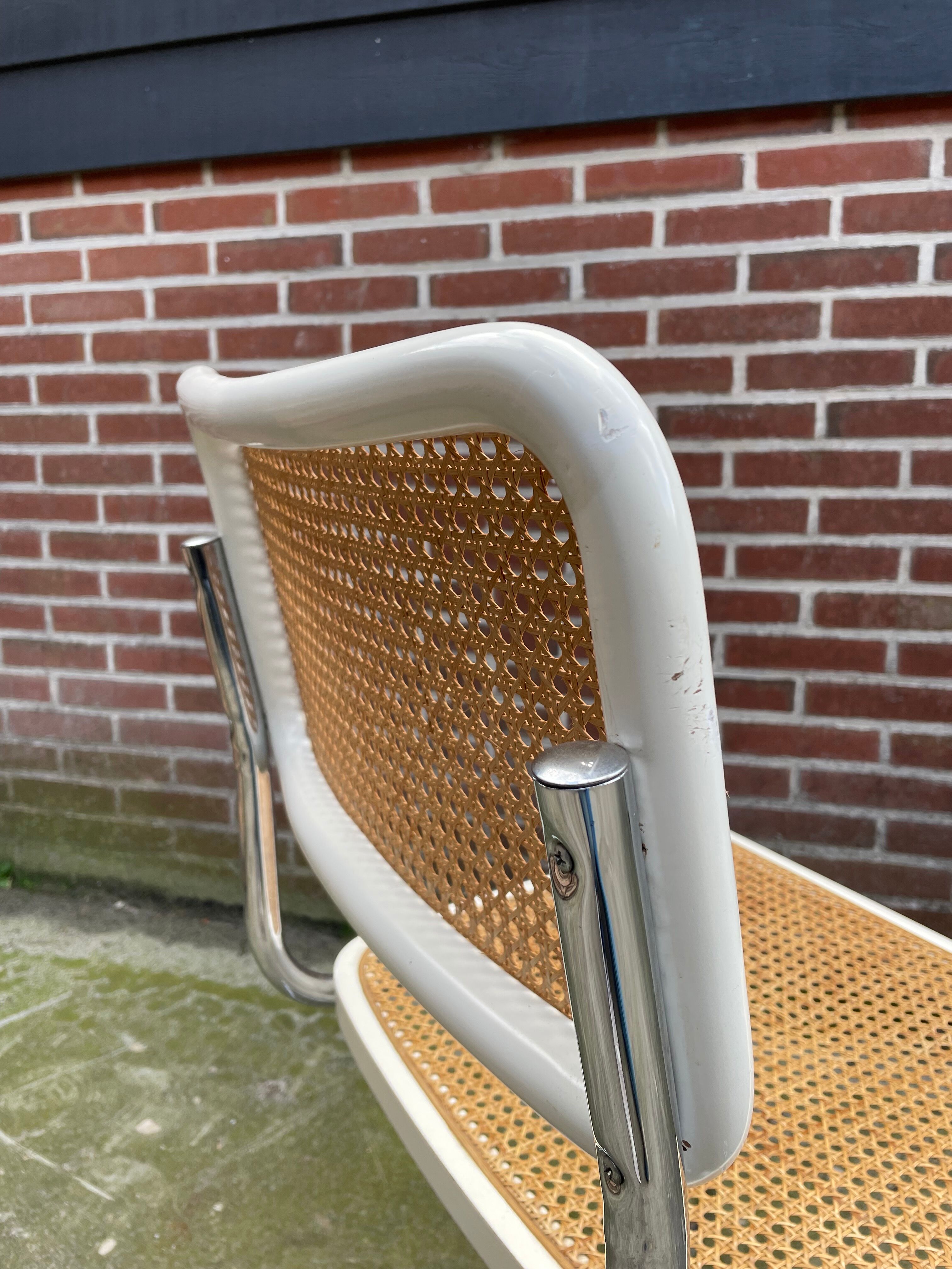 Cesca design chair b32 model in chrome