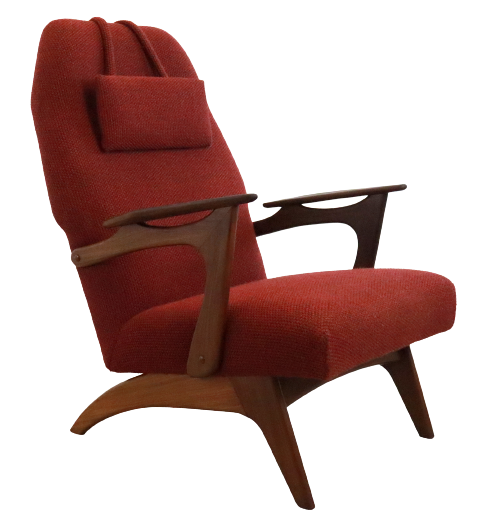 Armchair with footstool 'Vorchten'