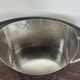 Silver-plated hammered and polished champagne bucket / basin
