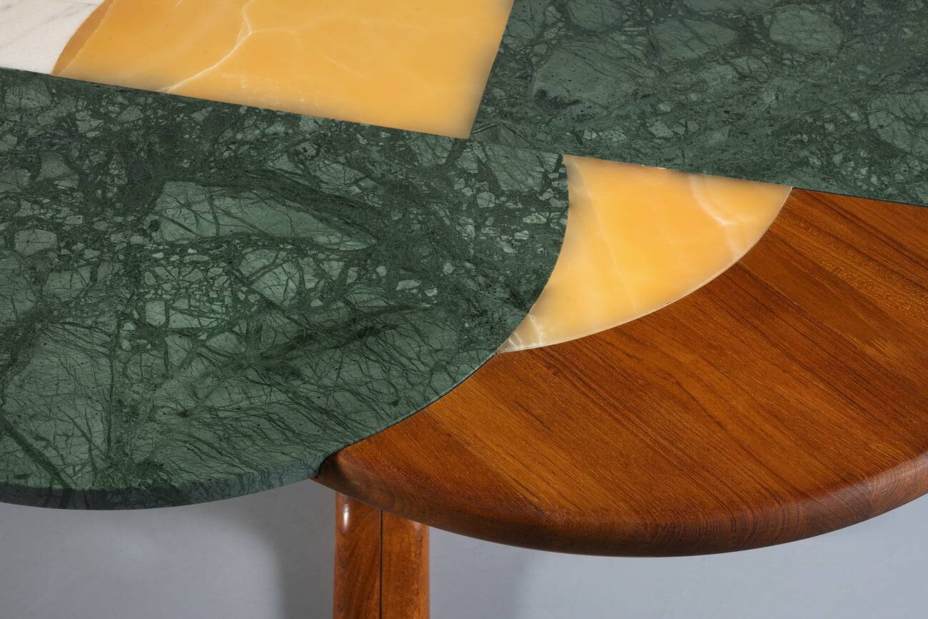 Kamikaze Egg Marble Coffee Table by Corina Olaru, Romania, 2023