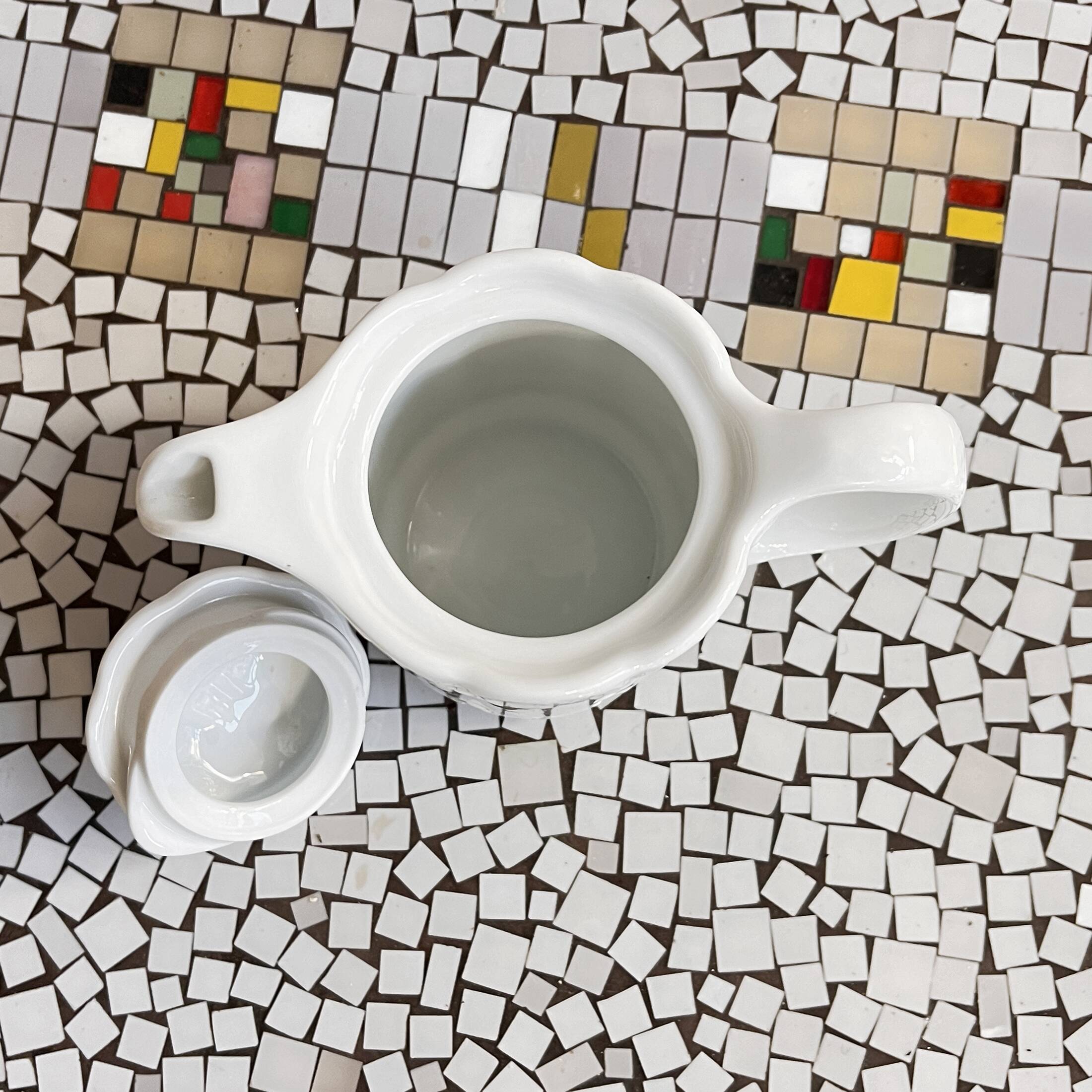 Rosenthal Monbijou porcelain teapot jug, Germany 1970s.