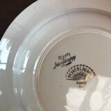 Assiettes creuses anciennes Digoin Sarreguemines