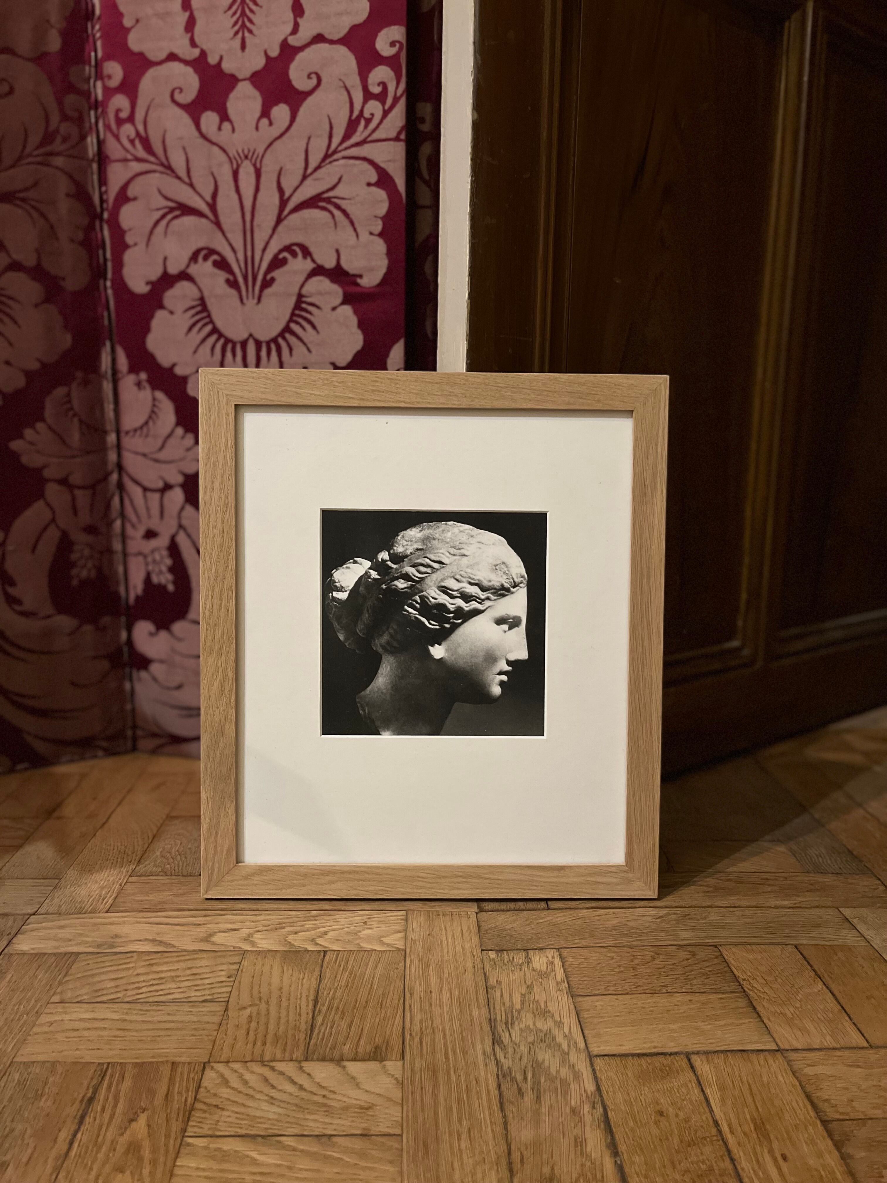 Old photography - female profile