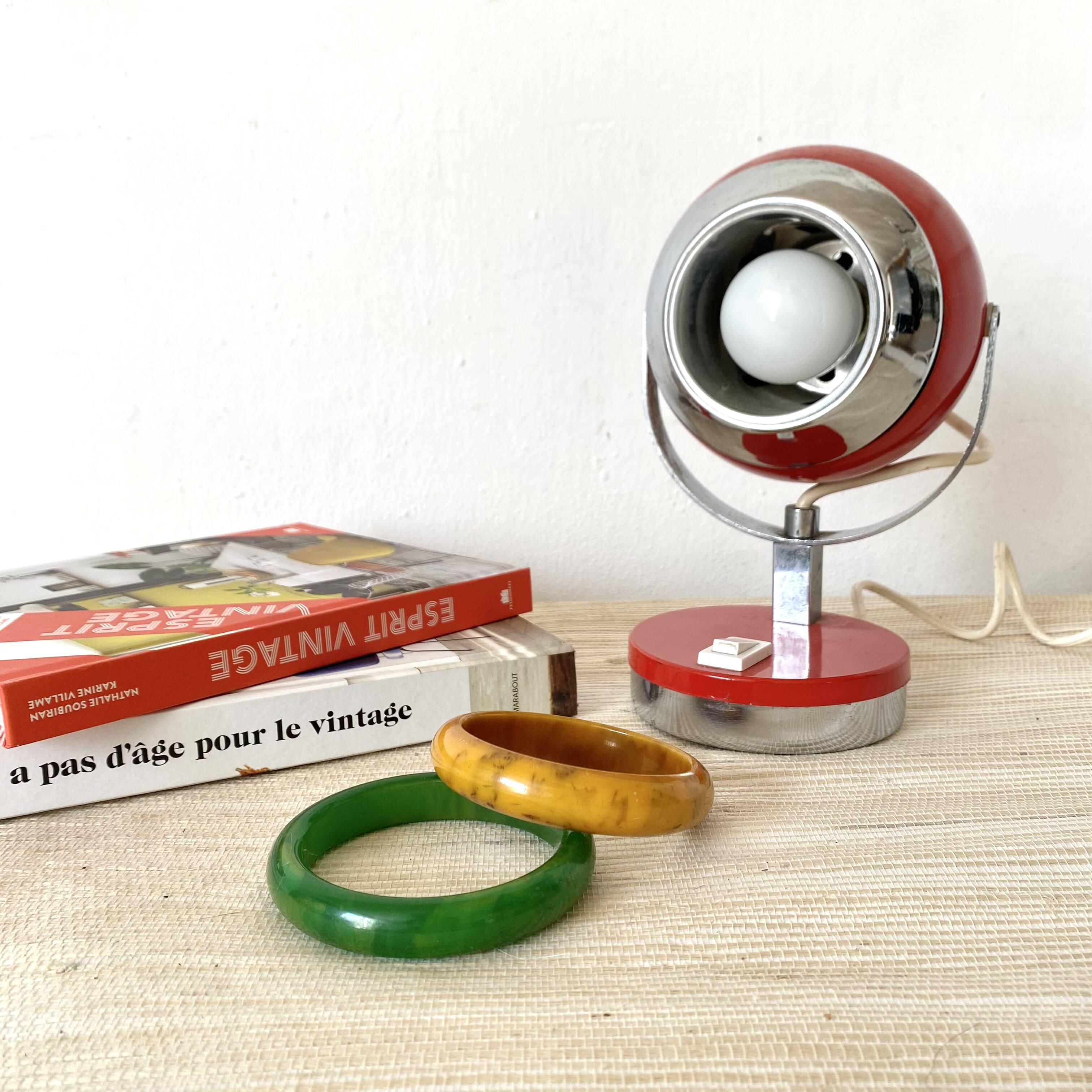 Space Age Eye Ball Lamp, 70s