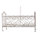 Folding child's bed with wrought iron canopy or romantic garden bench 19th