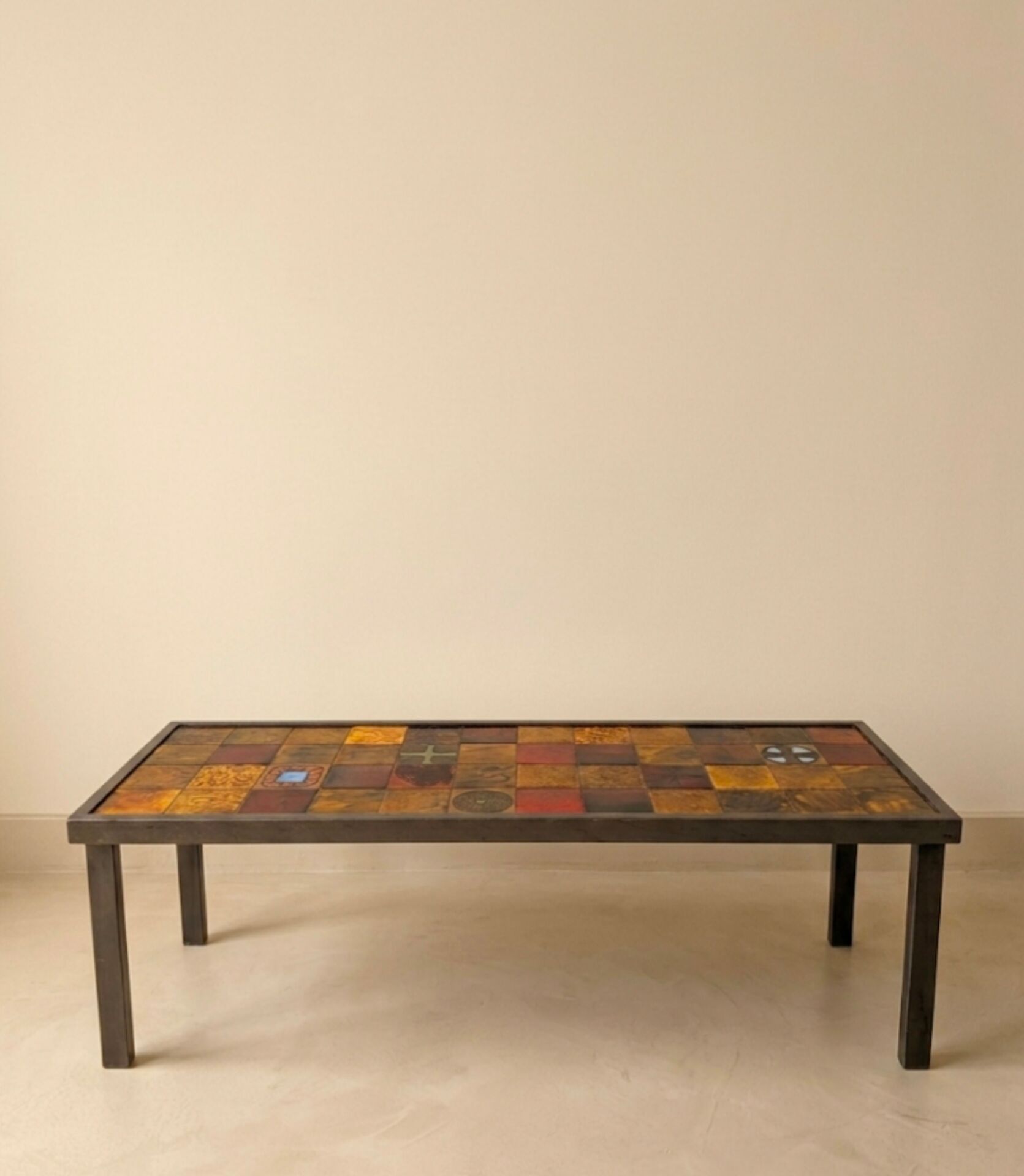Ceramic coffee table by Jean Gregorief for Roche Bobois from the 1970s.