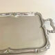 Baroque stainless steel tray Alessi