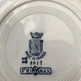 Series of 4 flat plates terre de fer model "primax"