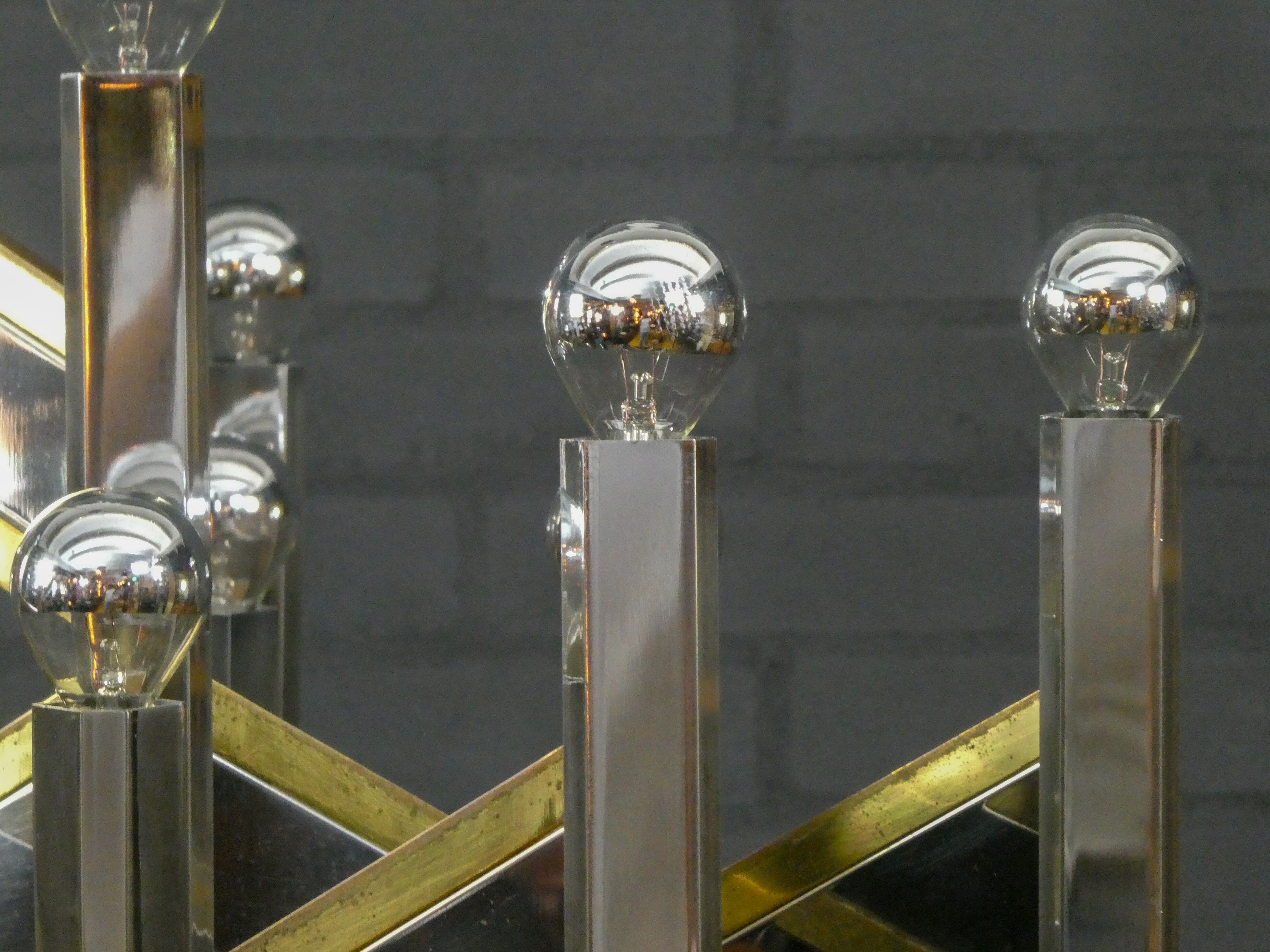 Lustre de chez Sciolari, italie années 1970