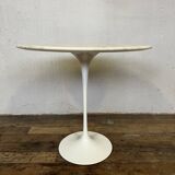 Oval pedestal table Eero Saarinene design Knoll international 1970 original marble