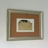 Engraving, nude, François Verdier