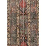 Vintage Turkish Oushak Rug Handwoven 52x712 cm