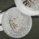1970s Italian Murano Glass, Chrome and Marble Three-Light Floor Lamp
