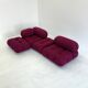 Camaleonda Modular Sofa in Bordeaux by Mario Bellini for B&B Italia
