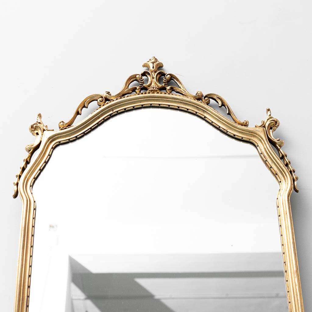 Vintage carved wood and gold leaf mirror – Louis XV style 120x5x135