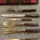 Box 28 pieces, knives and service cutlery