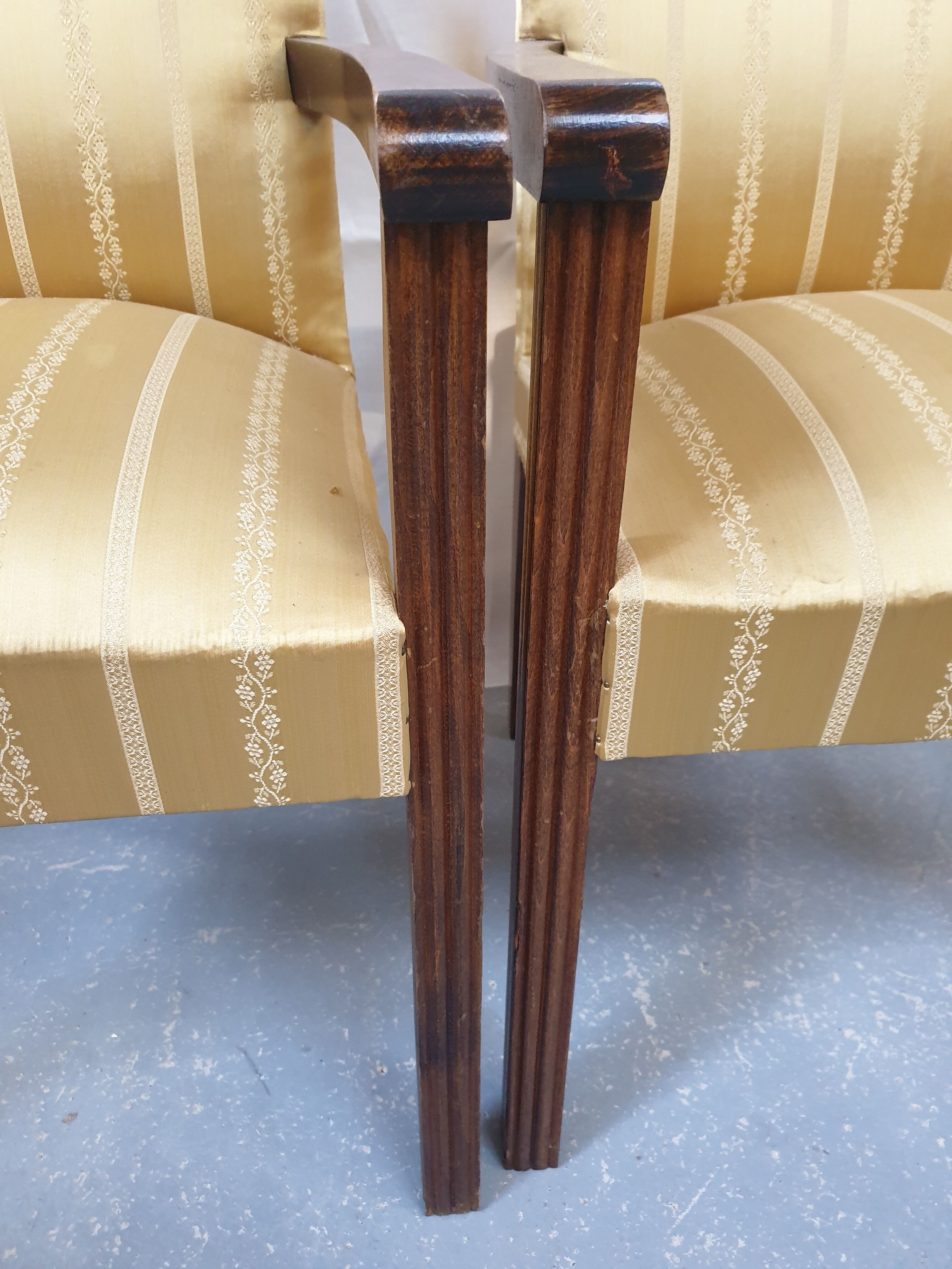 Pair of armchairs art deco