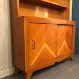 Vintage bookcase feet compass