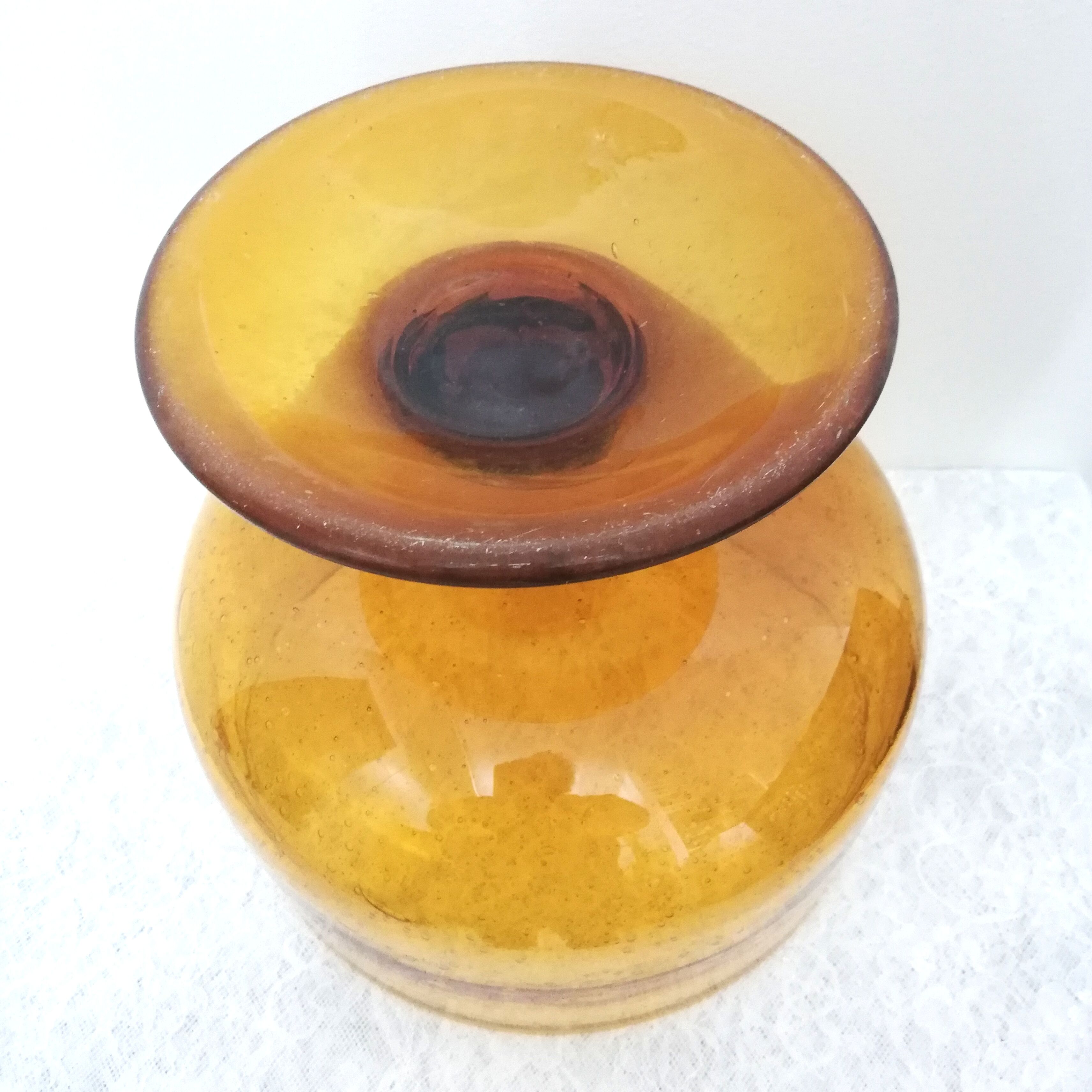 Biot bubble glass cup diameter 25cm