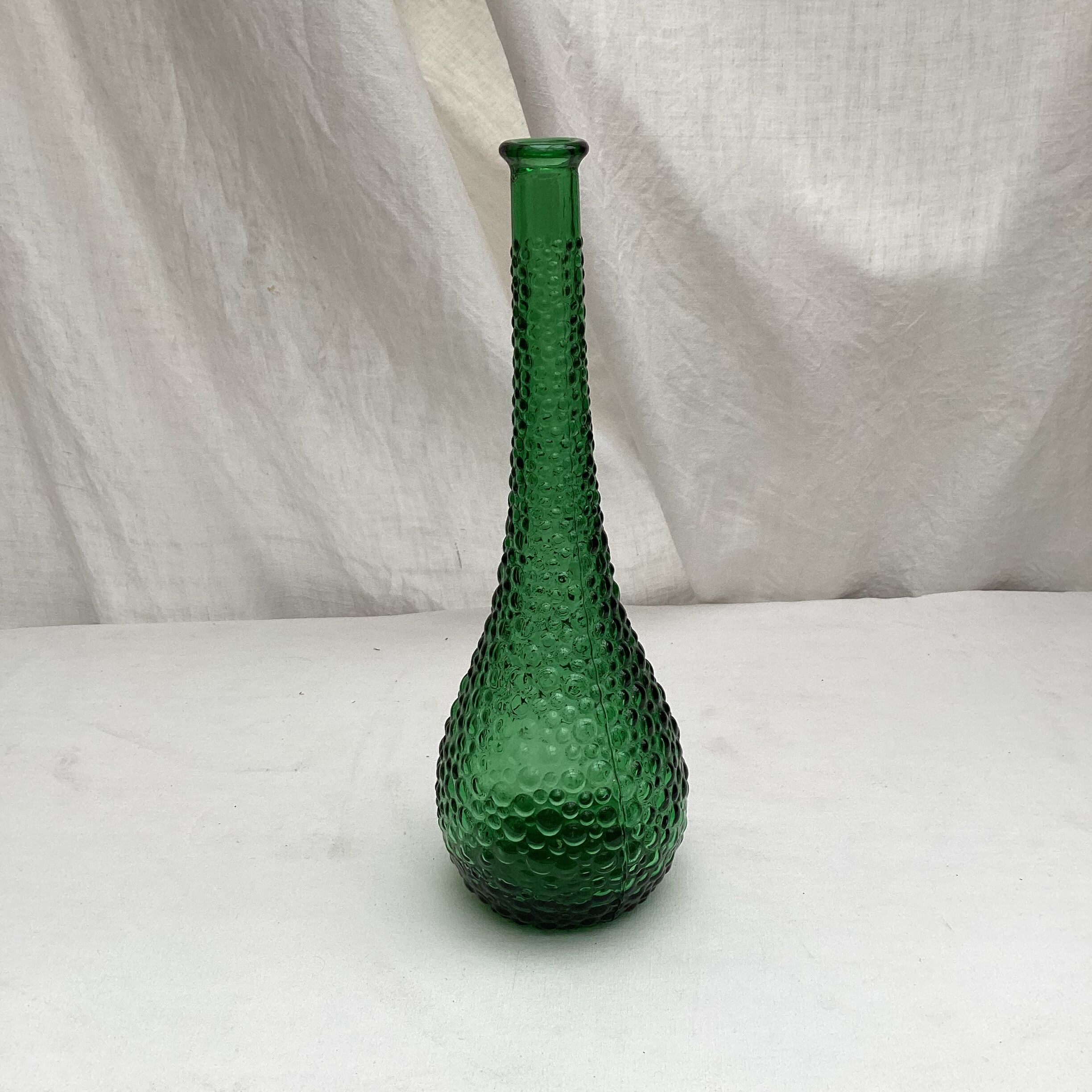 Italian glass decanter around the 1950s dimension: H-39 cm-D-12 cm-