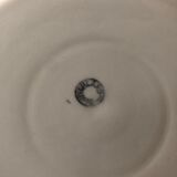 Old ceramic butter dish Deutschland Vintage yellow with flowers