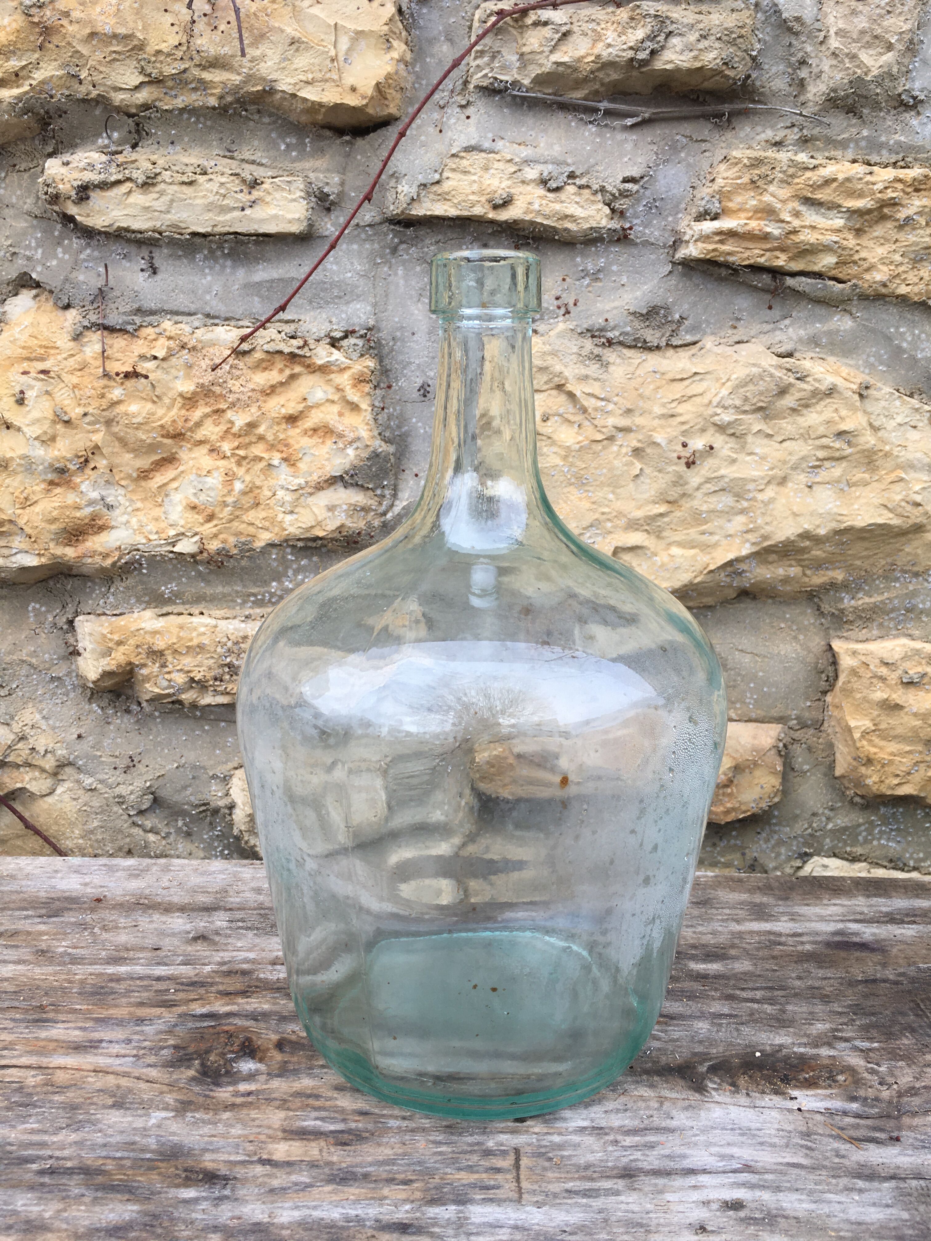 Transparent demijohn 2L