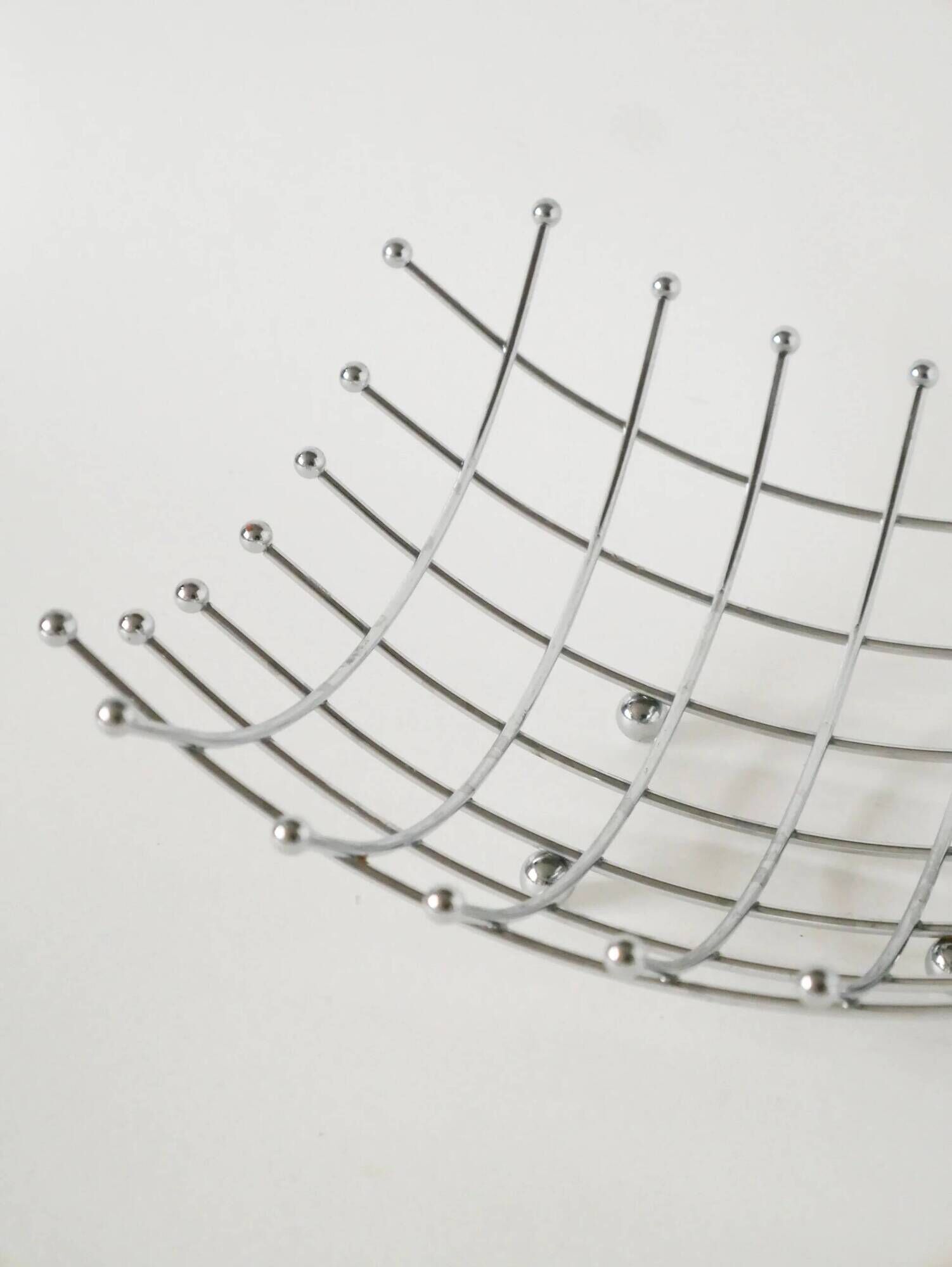 Stainless steel fruit bowl, design, 1980