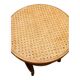 Wooden cane stool