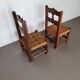 2 Brutalist rope chairs mid 1900s