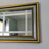 Antique mirror with a gold frame, classic elegance 49 x 38 cm
