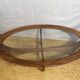 Mid Century Retro Vintage Teak & Glass Oval Astro Coffee Table by GPlan1960